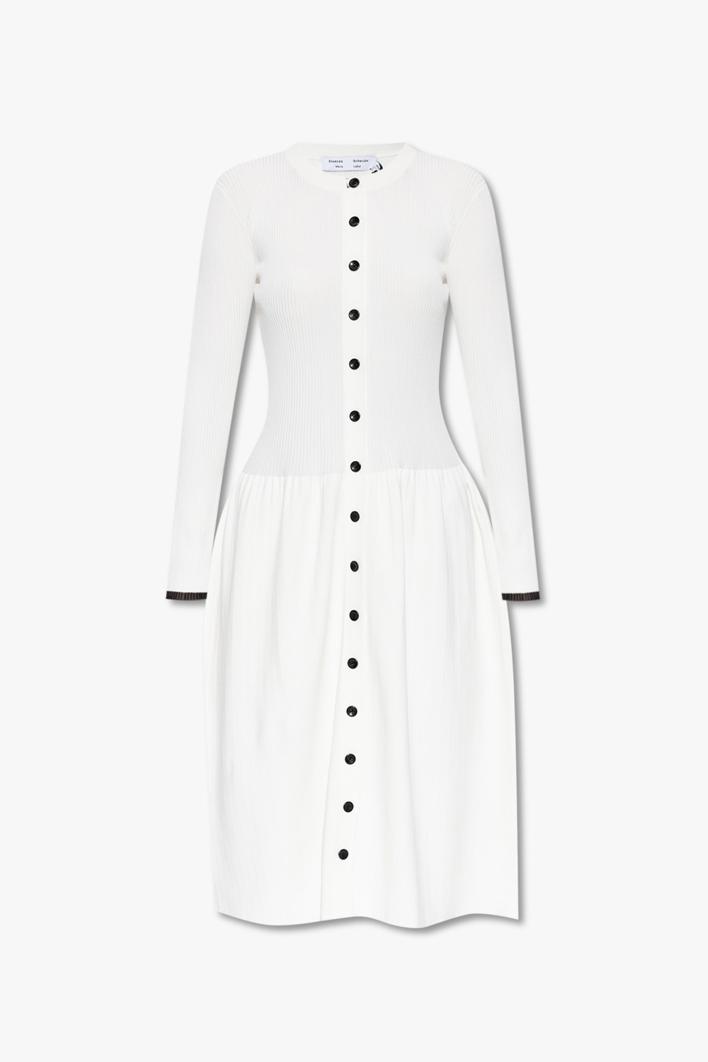 StarpixlShops Senegal White Ribbed dress Proenza Schouler White